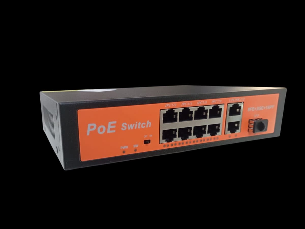 SWITCH 8PORT (POE)  8+2 10/100 image