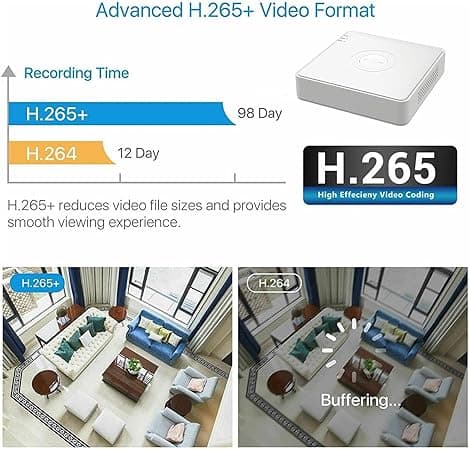 Hikvision، مسجل فيديو DS-7108HGHI-M1/T ،DVR، وجود 8 قنوات، Mini image 2