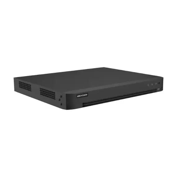 جهاز تسجيل الفيديو الرقمي iDS-7232HQHI-M2/XT من هيكفيجن و32 قناة مزود بتقنية AcuSense للكشف عن الأشخاص والمركبات وتصفية الإنذارات الكاذبة. image