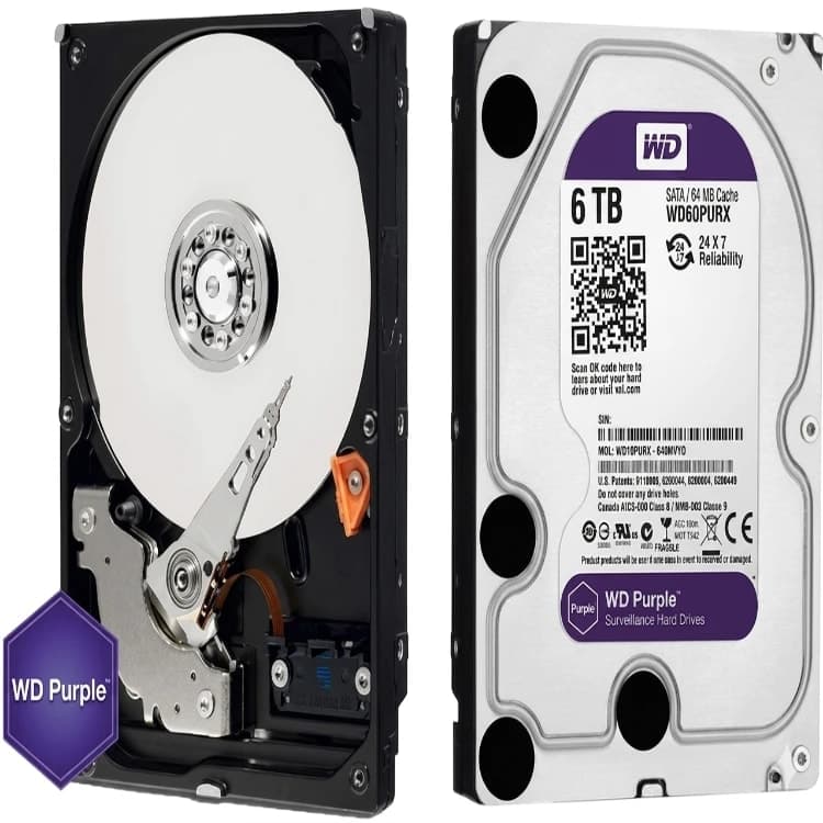 هارد Western Digital Purple (WD Purple) بسعة 6 تيرا image